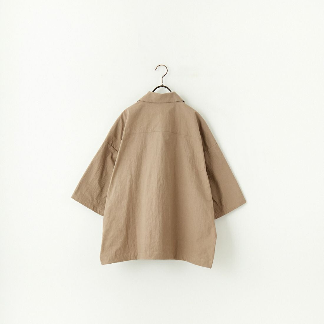 BASISBROEK [バージスブルック] DOELN 半袖シャツ [25107G] TAUPE