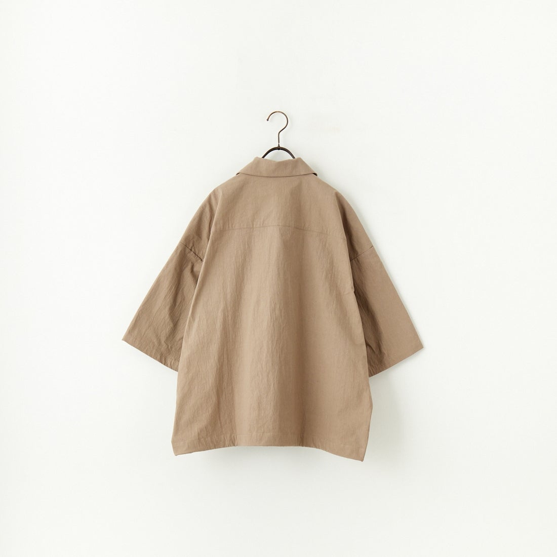 BASISBROEK [バージスブルック] DOELN 半袖シャツ [25107G] TAUPE