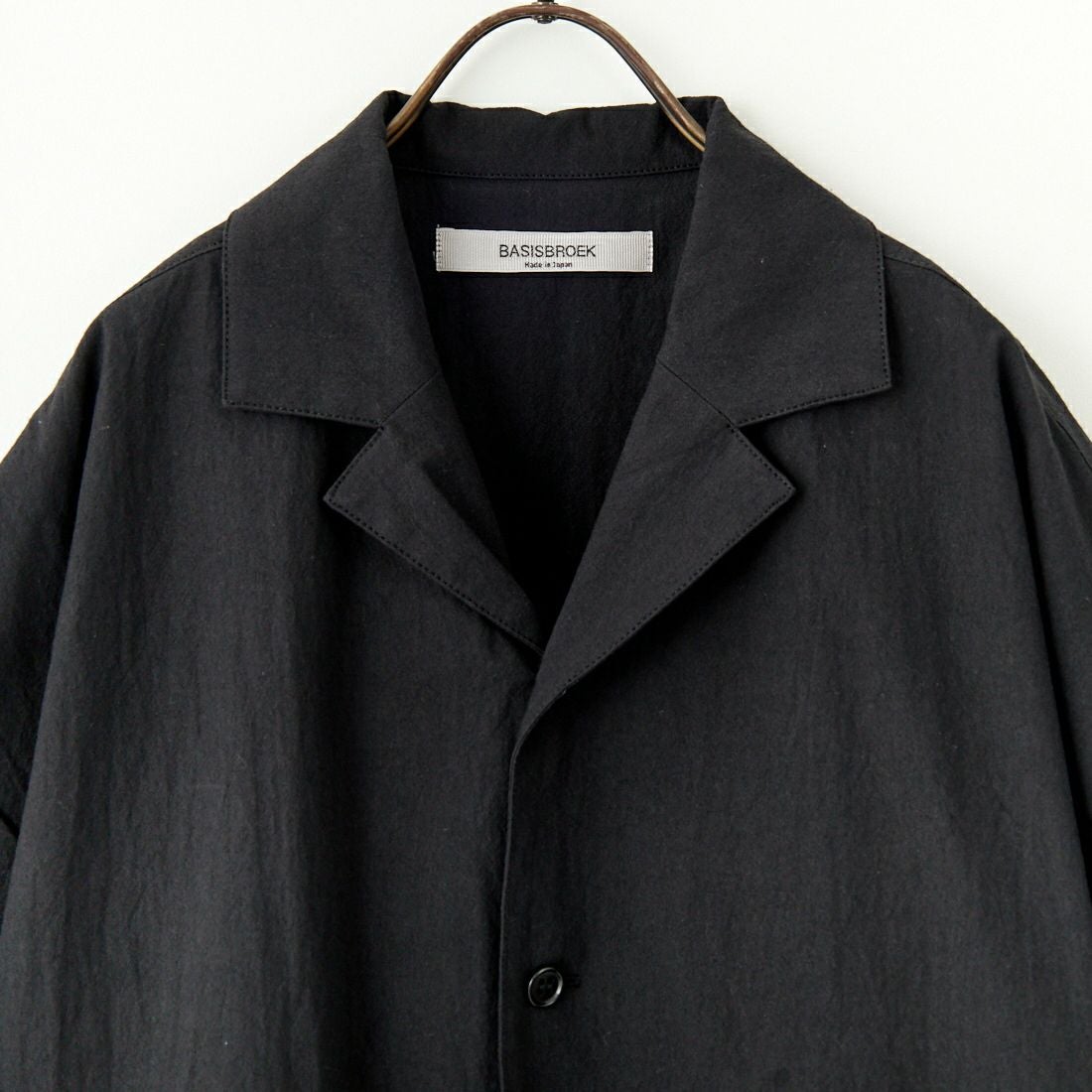 BASISBROEK [バージスブルック] DOELN 半袖シャツ [25107G] BLACK