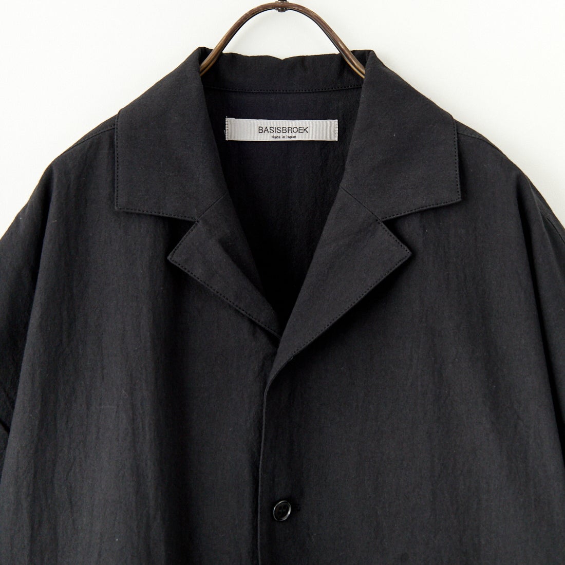 BASISBROEK [バージスブルック] DOELN 半袖シャツ [25107G] BLACK
