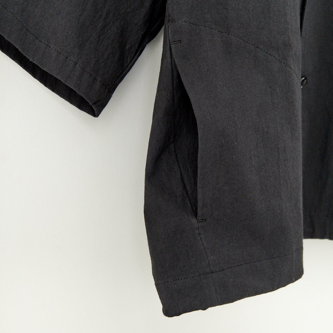 BASISBROEK [バージスブルック] DOELN 半袖シャツ [25107G] BLACK