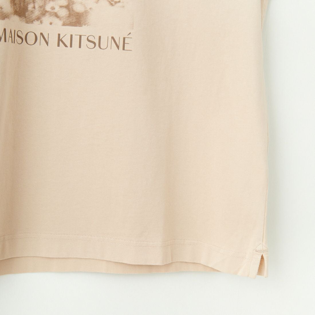 MAISON KITSUNE [メゾン キツネ] デイジーフィールド オーバーサイズTシャツ [OM00114KJ7016]  P213 SMOKE
