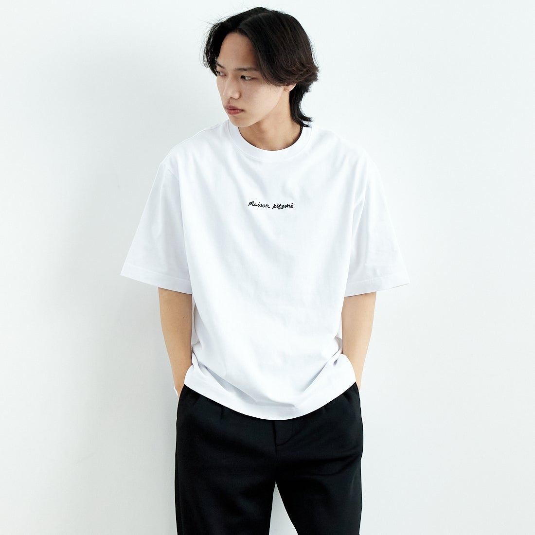 MAISON KITSUNE [メゾン キツネ] ハンドライティング コンフォートT