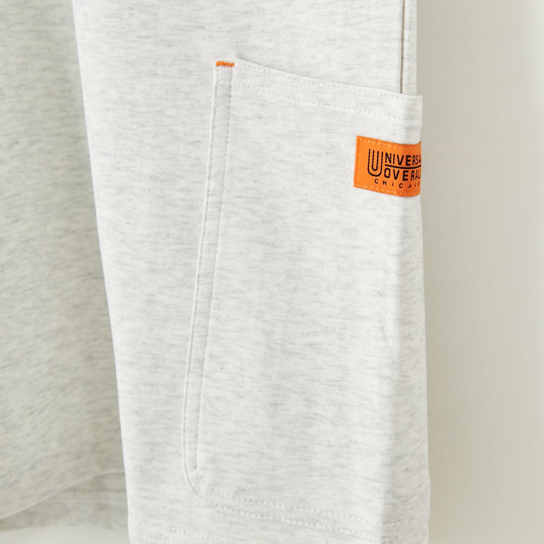 UNIVERSAL OVERALL [ユニバーサルオーバーオール] 別注 ポンチカバーオールTシャツ [U2511279IN-JF] GRAY