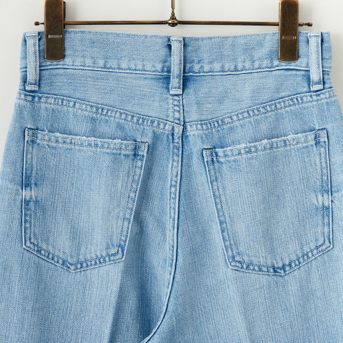 RED CARD TOKYO [レッドカード トーキョー] スローガン ルーズストレートデニム [98W10701K-AIR LIGHALT]