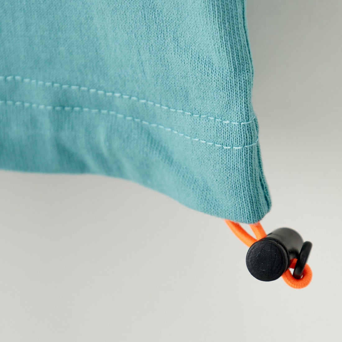 UNIVERSAL OVERALL [ユニバーサルオーバーオール] 別注 ドローコード付き ワイドシルエットTシャツ [U2513282IN-JF] SAX/KHK