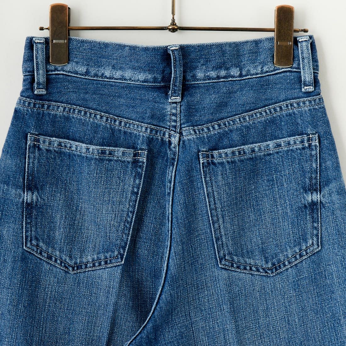 RED CARD TOKYO [レッドカード トーキョー] スローガン ルーズストレートデニム [98W10701AMD] K-AIR MID