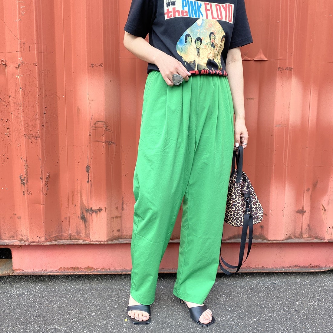 ｸﾞﾘｰﾝ&&モデル身長：156cm 着用サイズ：F&&
