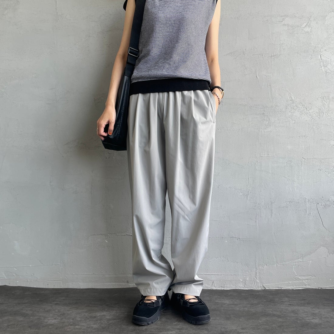 ｸﾞﾚｰ&&モデル身長：160cm 着用サイズ：F&&