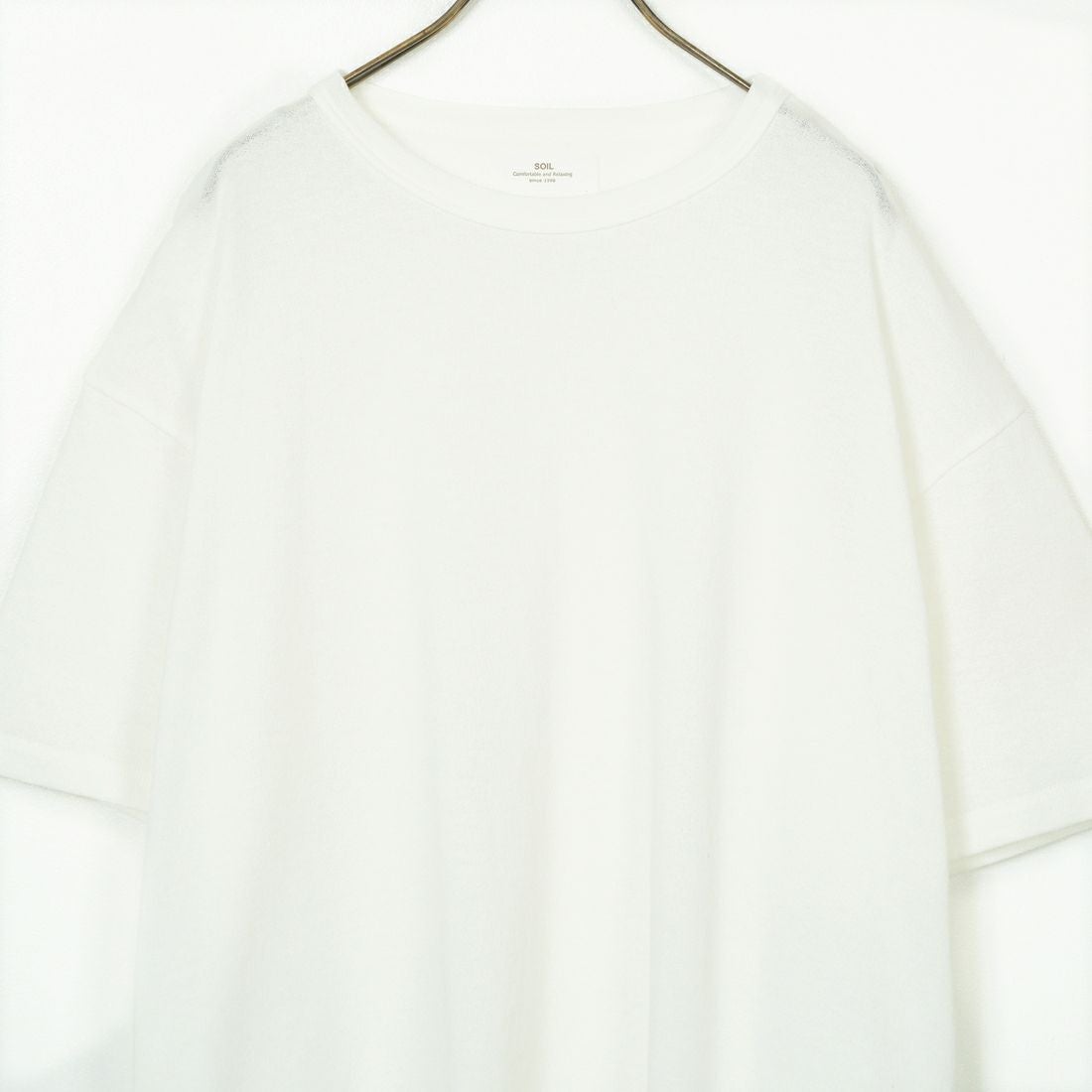 soil [ソイル] ジョーゼットジャージー クルーネックTシャツ [GNSL25052] 9100 OFF W