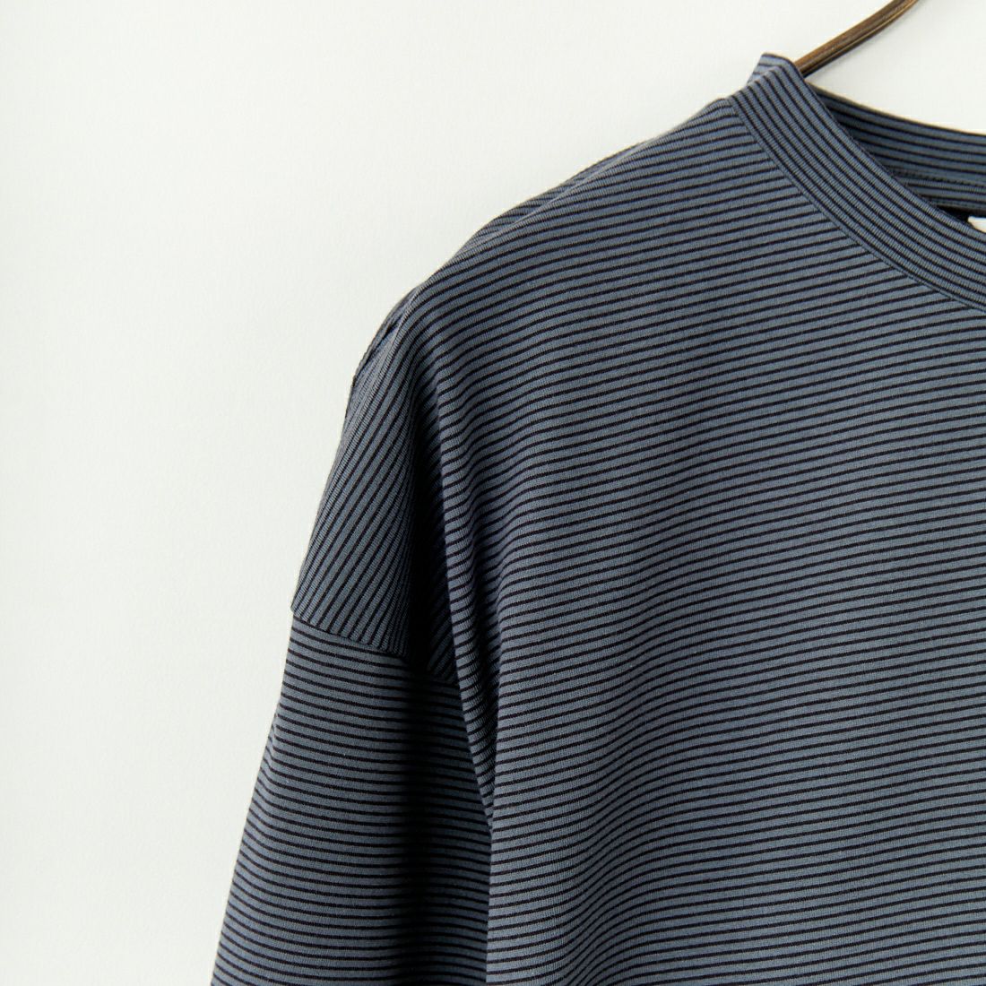 STILL BY HAND [スティルバイハンド] ストライプロングスリーブTシャツ [CS02251] GRY/NVY