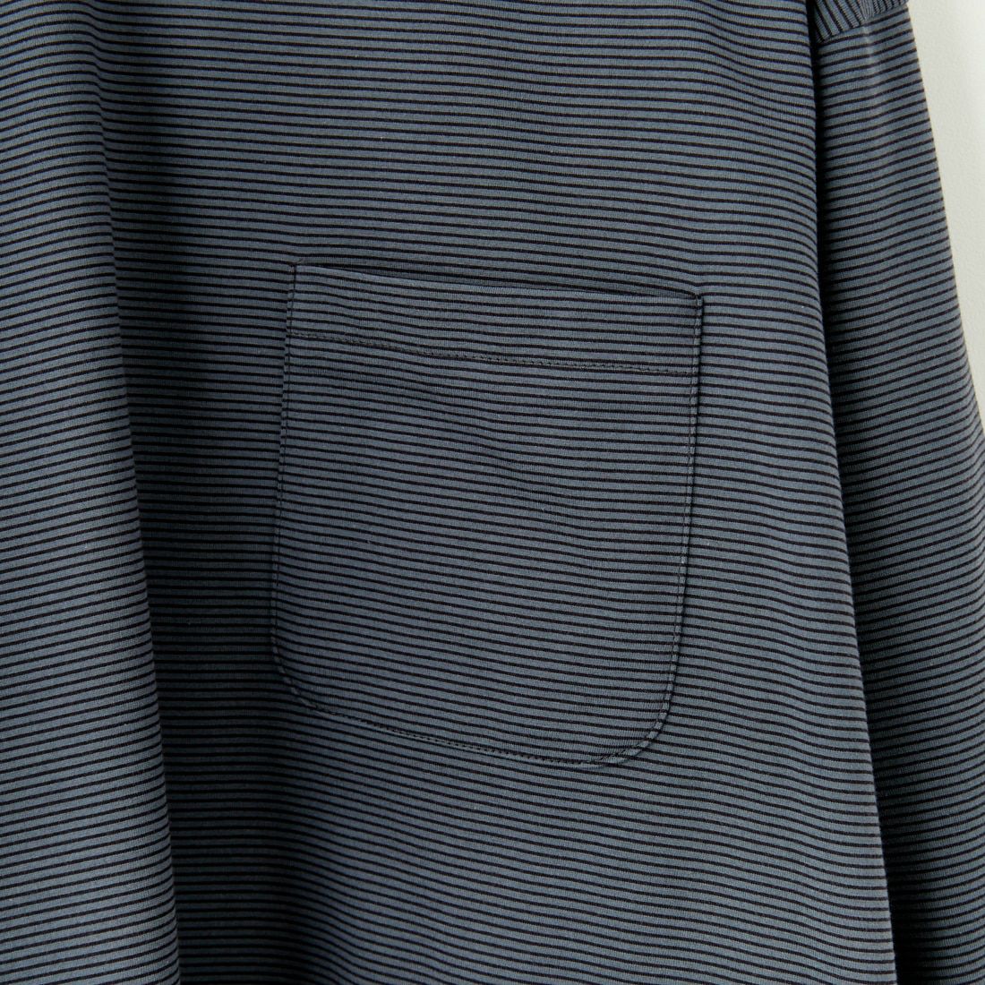 STILL BY HAND [スティルバイハンド] ストライプロングスリーブTシャツ [CS02251] GRY/NVY