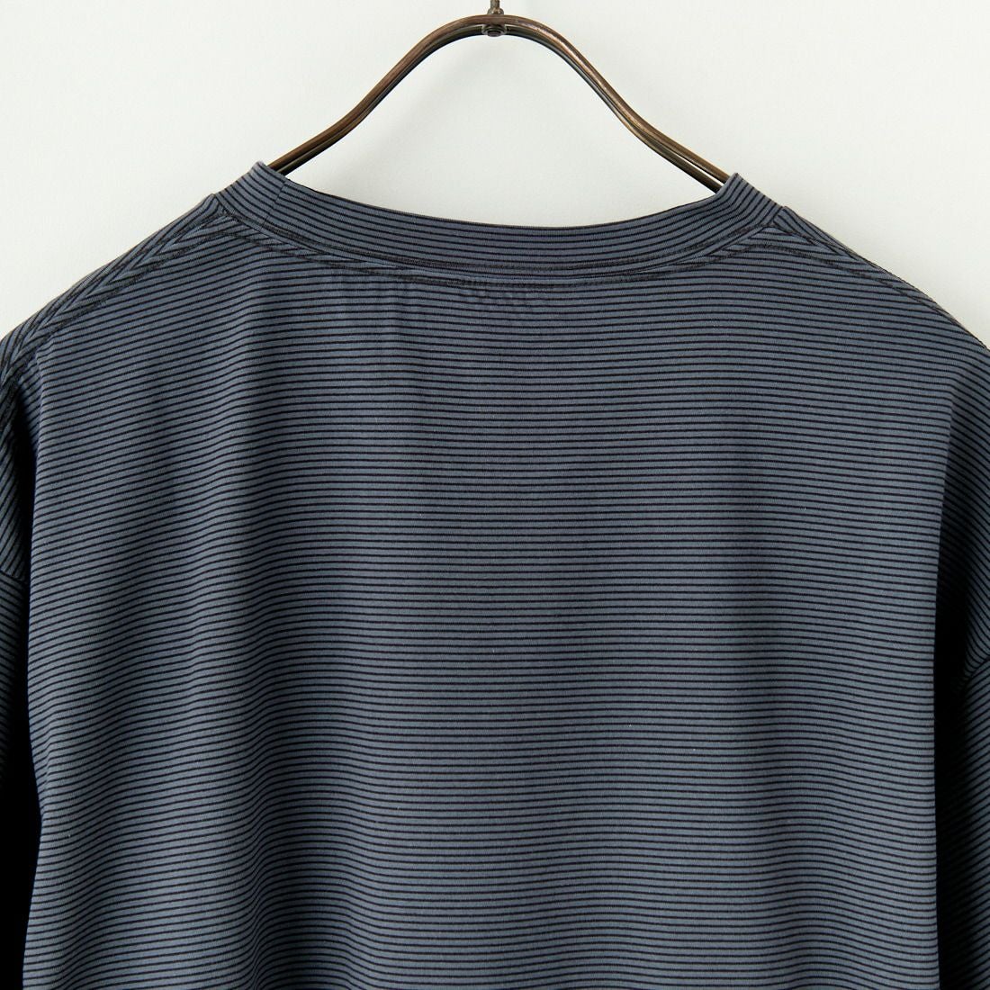 STILL BY HAND [スティルバイハンド] ストライプロングスリーブTシャツ [CS02251] GRY/NVY