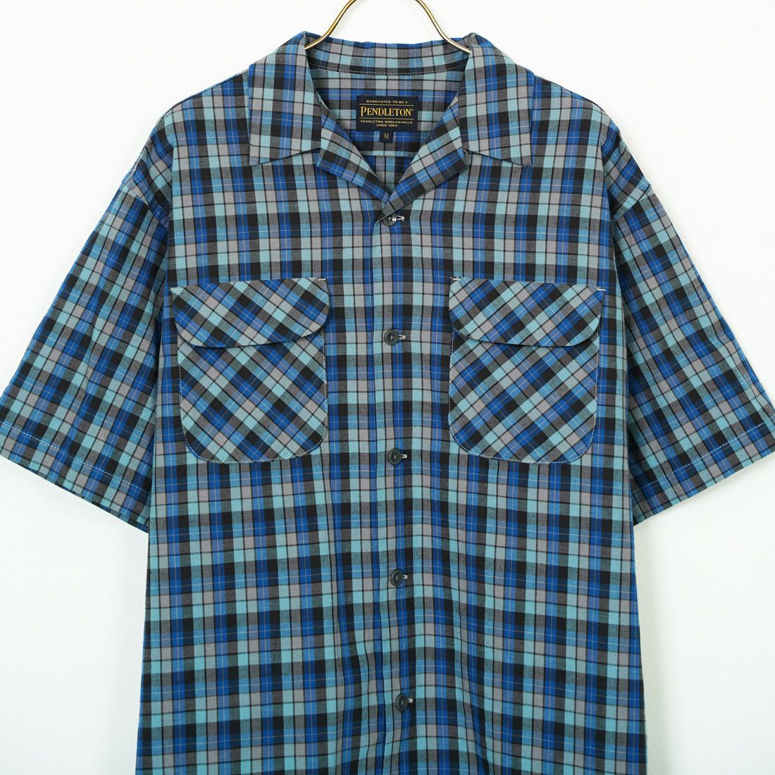 PENDLETON [ペンドルトン] オープンカラーシャツ [5275-0003] 61 BLUE/GY