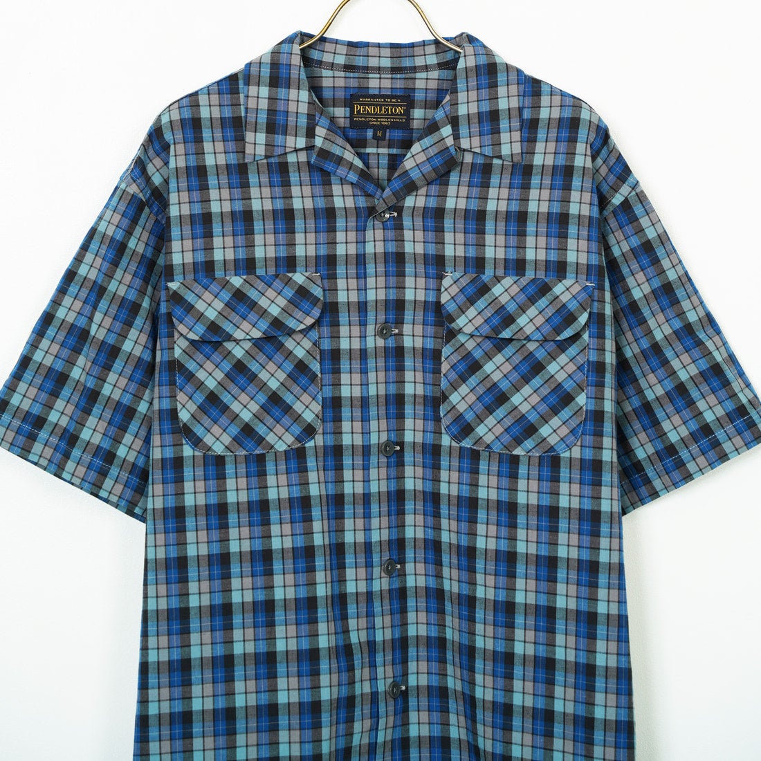 PENDLETON [ペンドルトン] オープンカラーシャツ [5275-0003] 61 BLUE/GY
