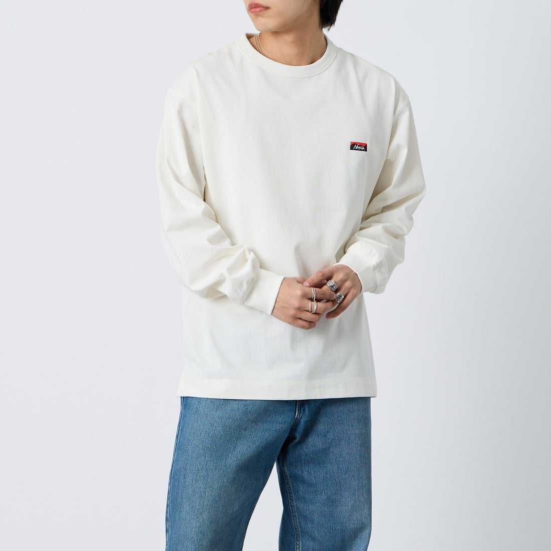 WHT&&モデル身長：179cm 着用サイズ：L&&