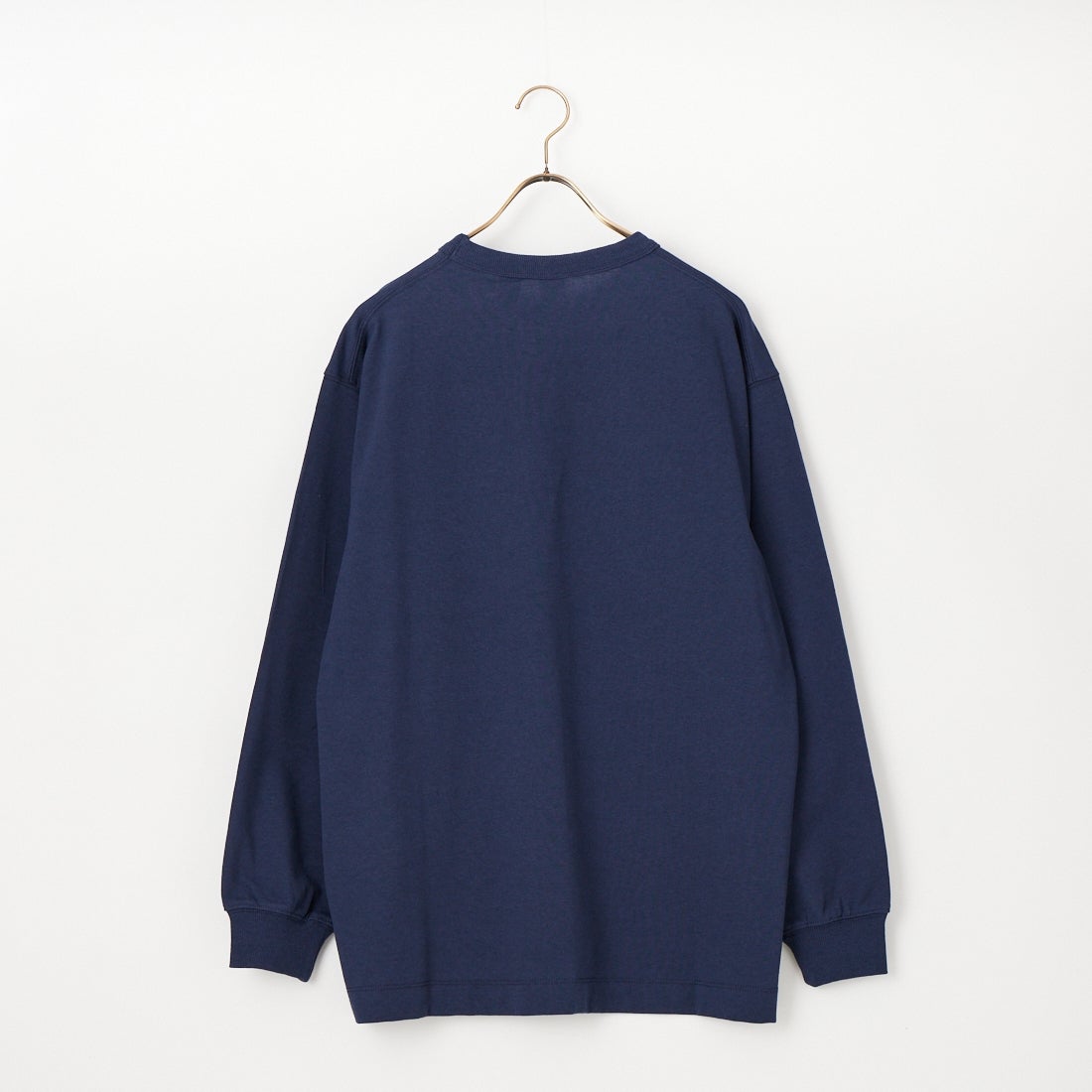 NANGA [ナンガ] エコハイブリッド ボックスロゴ刺繍Tシャツ [NW2411-1G803] D.NVY