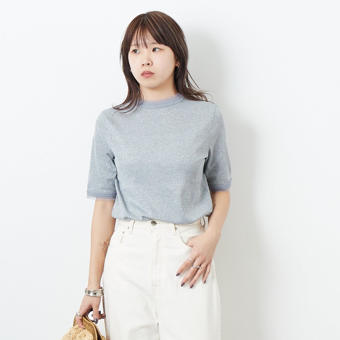 12 ｸﾞﾚｰ&&モデル身長：167cm 着用サイズ：F&&