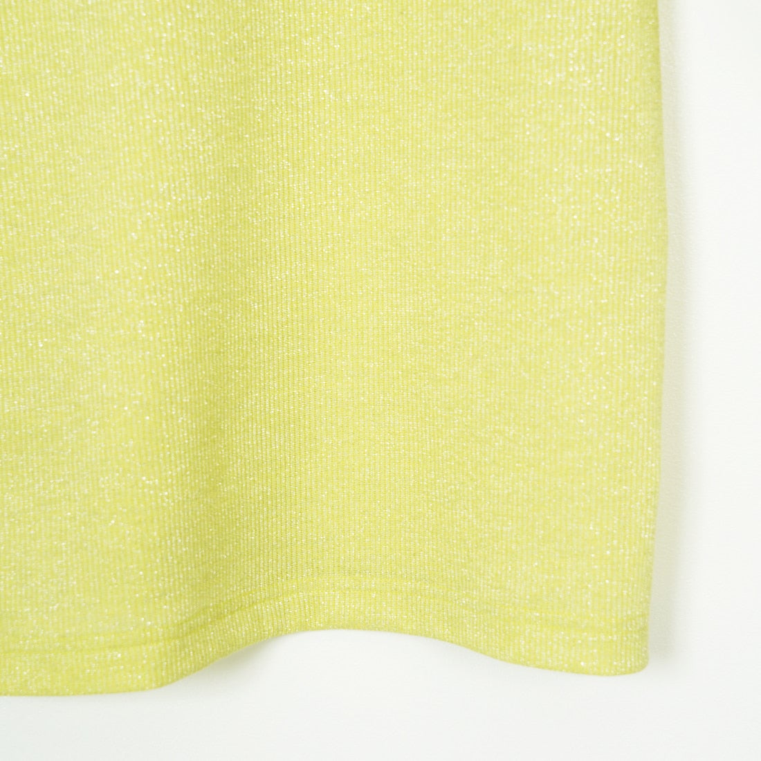 Jf Ready Made [ジェイエフレディメイド] ラメリブショートスリーブTシャツ [8920773-01] 56 ﾗｲﾑ