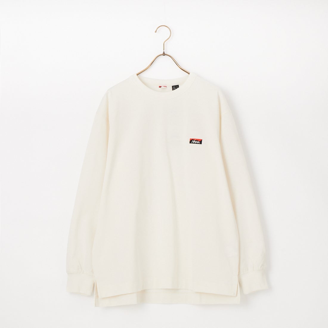 NANGA [ナンガ] エコハイブリッド ボックスロゴ刺繍Tシャツ [NW2411-1G803] WHT