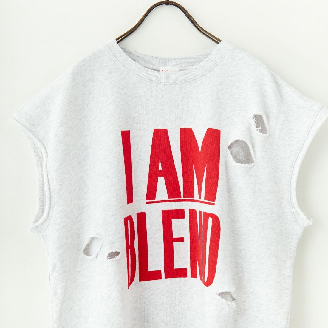 +81 BRANCA [ハチイチブランカ] ノースリーブスウェット [81B-25SS-CS16] WHITE