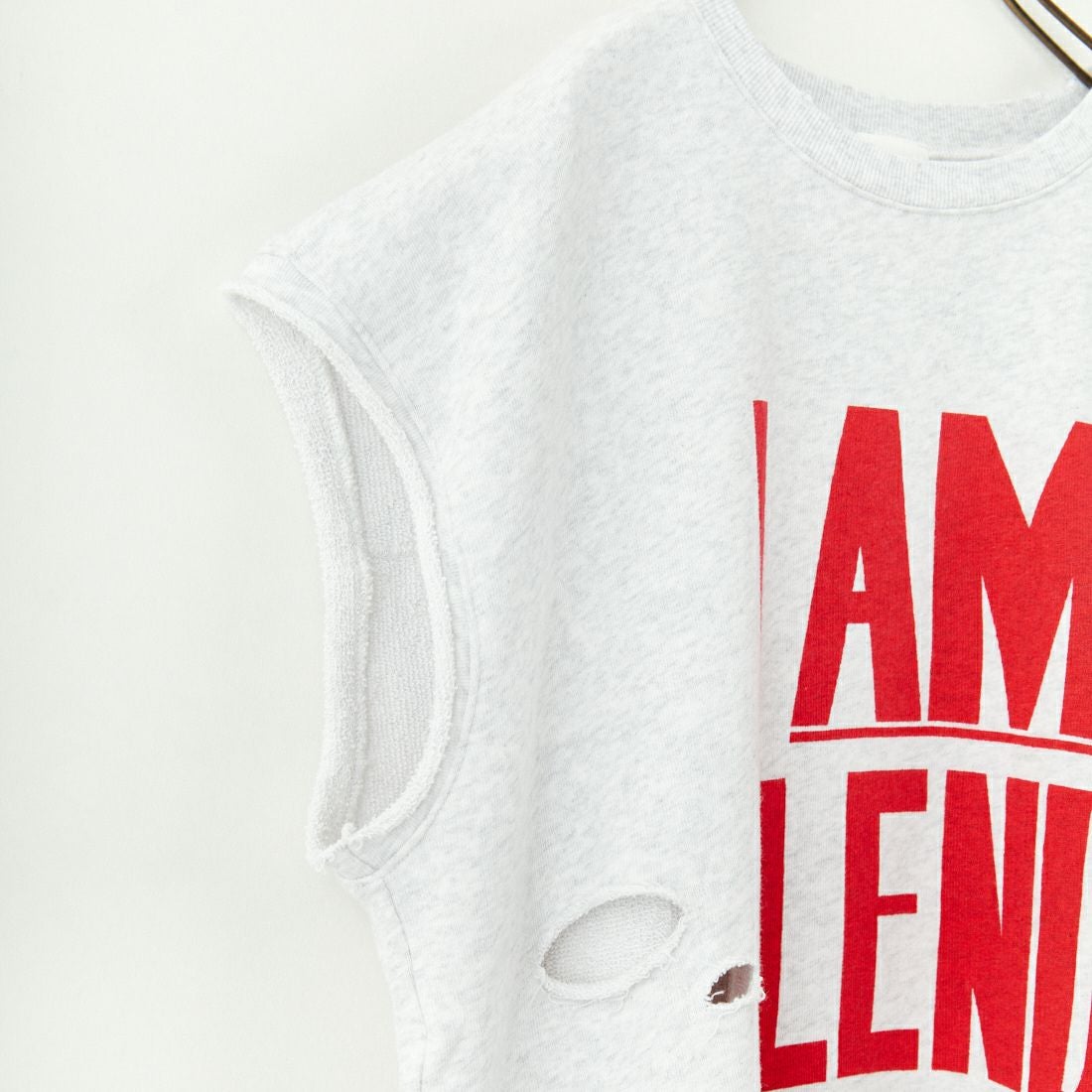 +81 BRANCA [ハチイチブランカ] ノースリーブスウェット [81B-25SS-CS16] WHITE