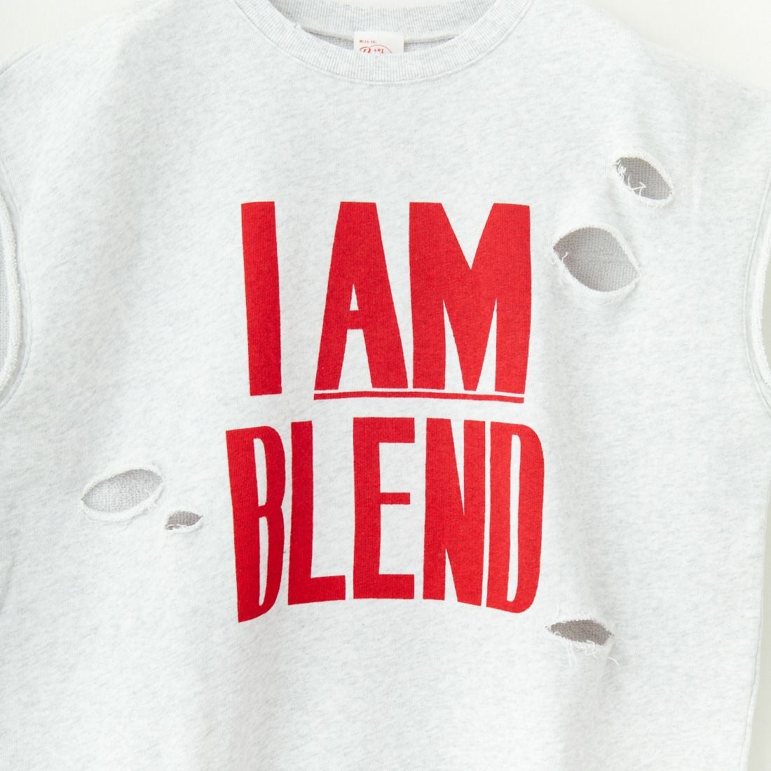 +81 BRANCA [ハチイチブランカ] ノースリーブスウェット [81B-25SS-CS16] WHITE