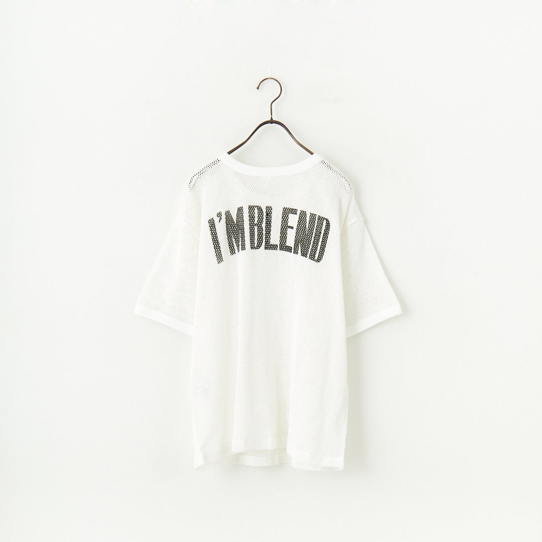 81 BRANCA [ハチイチブランカ] 2WAYメッシュリンガーTシャツ [81B-25SS