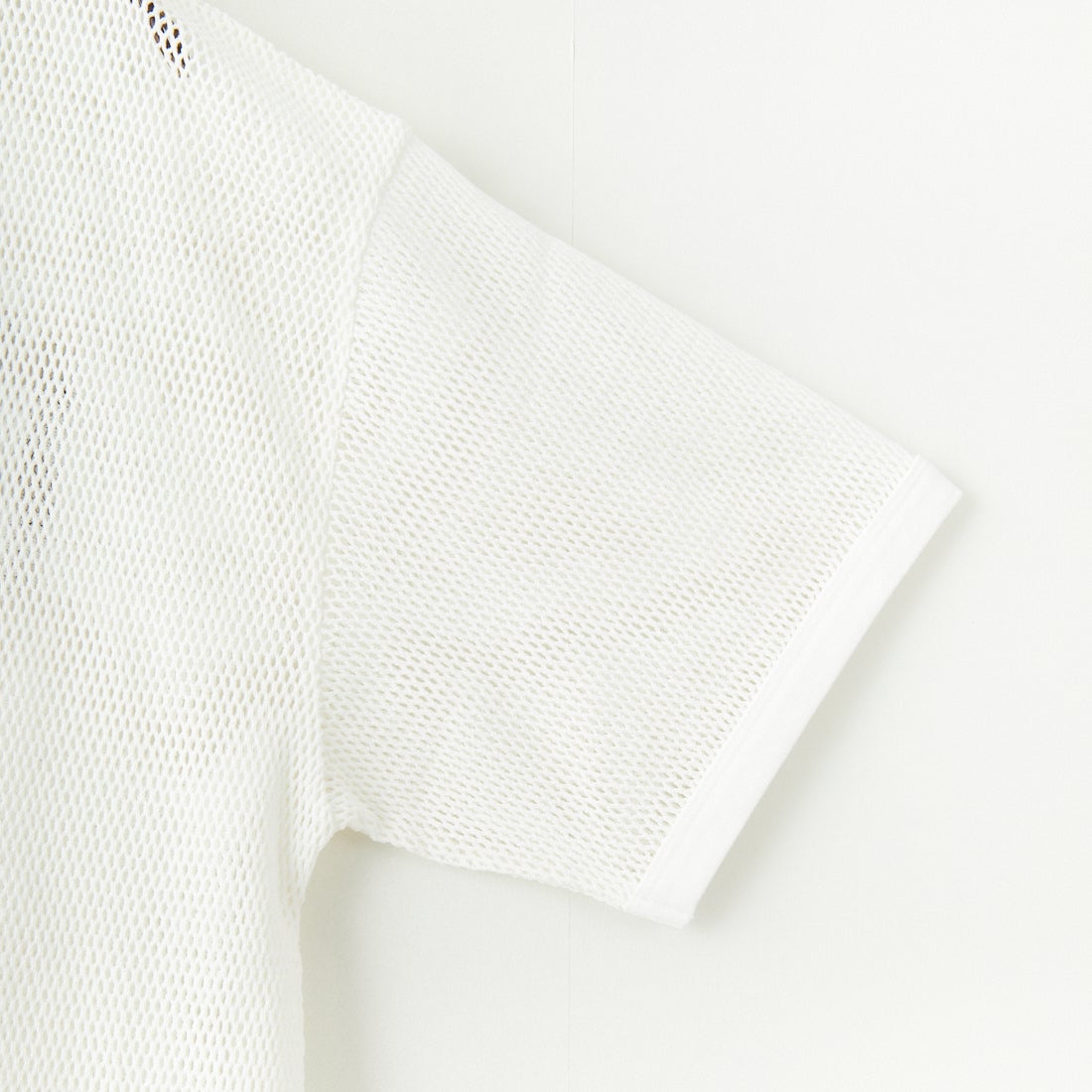 +81 BRANCA [ハチイチブランカ] 2WAYメッシュリンガーTシャツ [81B-25SS-CS30] WHITE