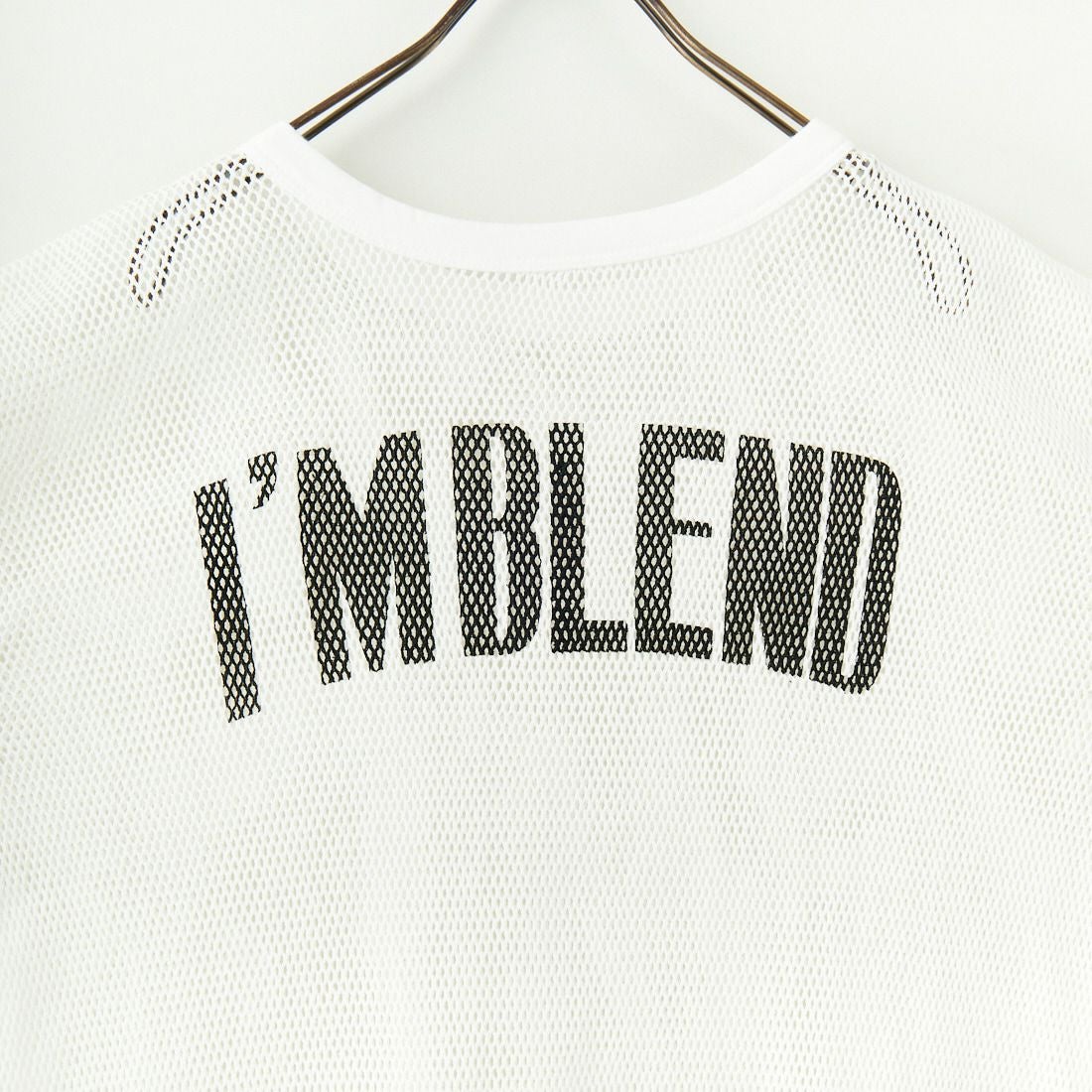 +81 BRANCA [ハチイチブランカ] 2WAYメッシュリンガーTシャツ [81B-25SS-CS30] WHITE