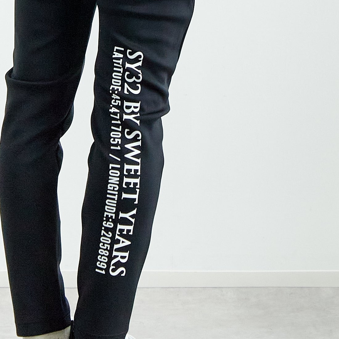 SY32 [エスワイサーティトゥ] ダブルニットスキニーパンツ [15006