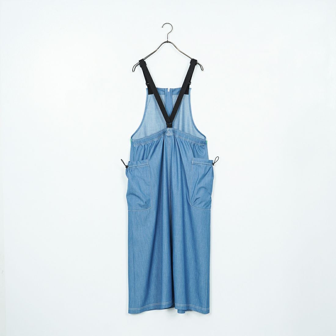 THOUSAND MILE [サウザンド マイル] フロントジップ サロペットワンピース [TM251TD00342] LT.BLUE