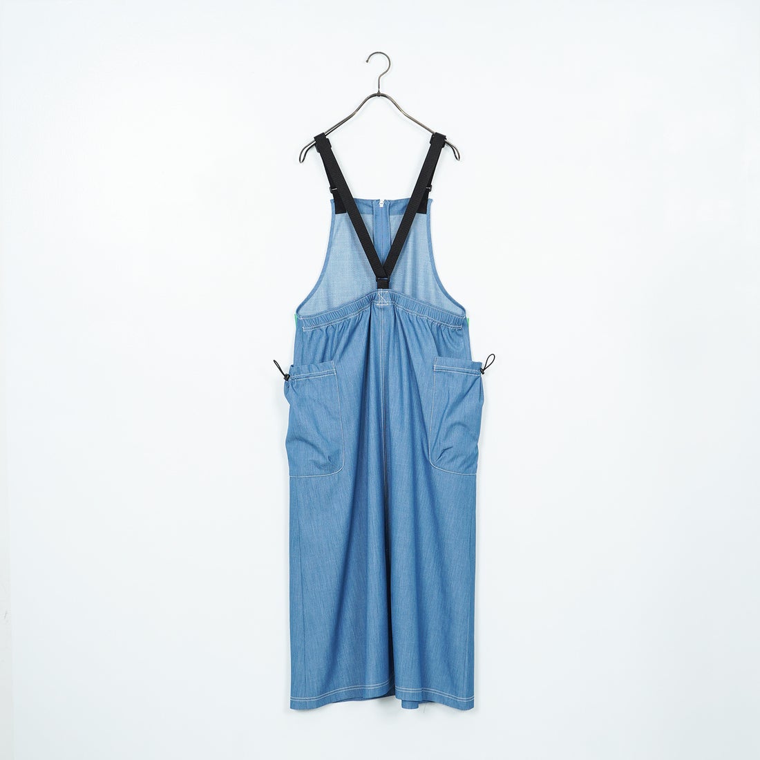 THOUSAND MILE [サウザンド マイル] フロントジップ サロペットワンピース [TM251TD00342] LT.BLUE