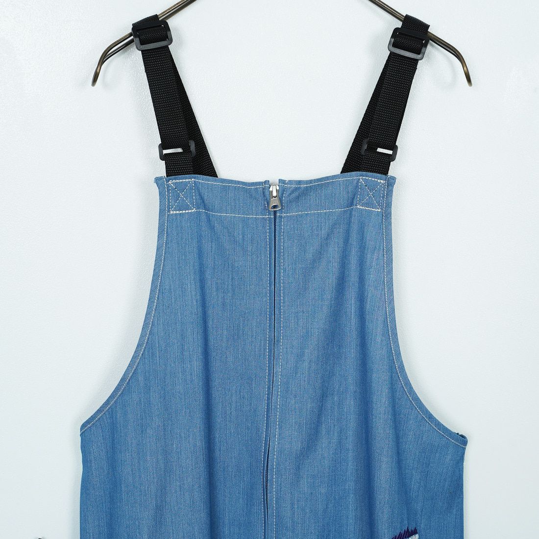 THOUSAND MILE [サウザンド マイル] フロントジップ サロペットワンピース [TM251TD00342] LT.BLUE