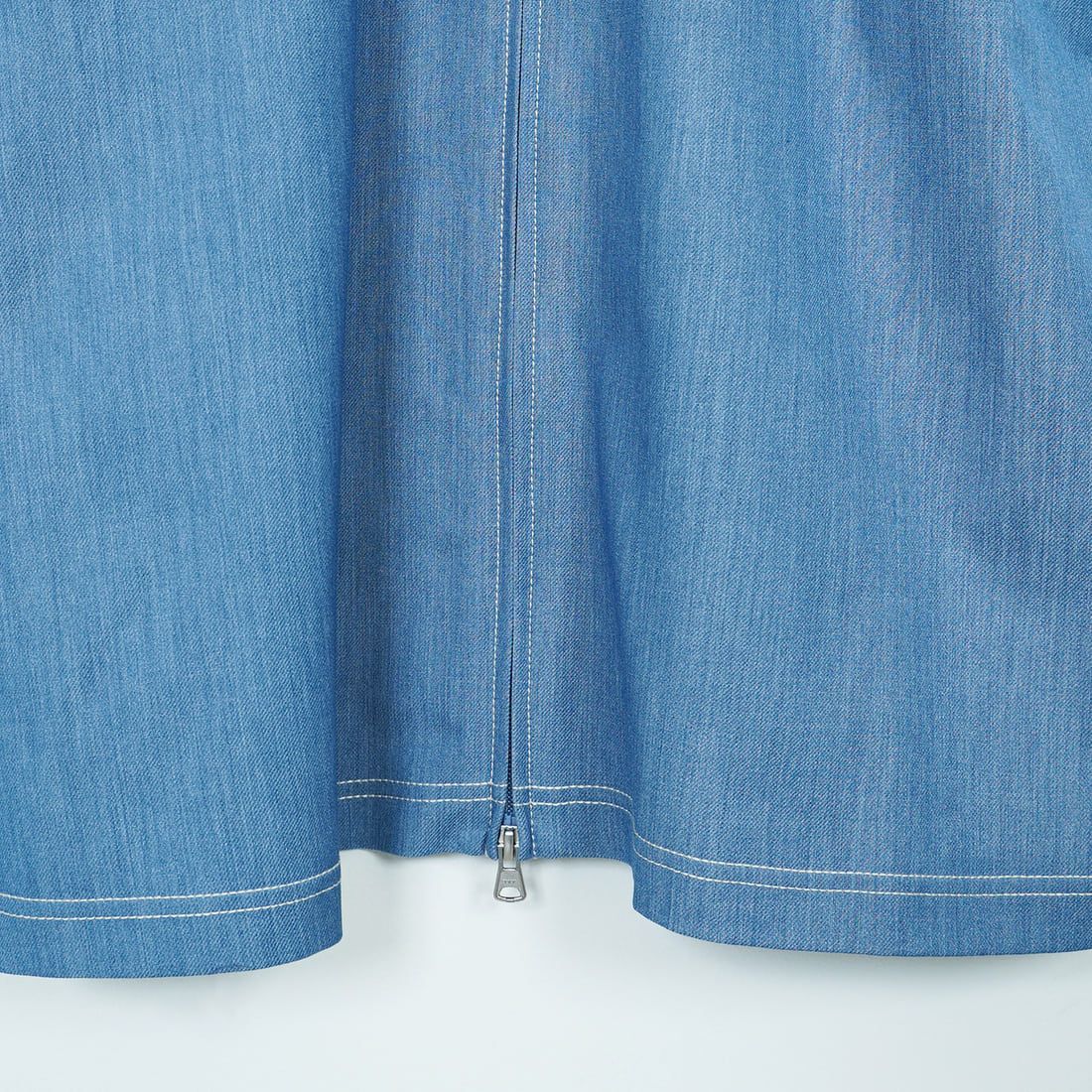 THOUSAND MILE [サウザンド マイル] フロントジップ サロペットワンピース [TM251TD00342] LT.BLUE