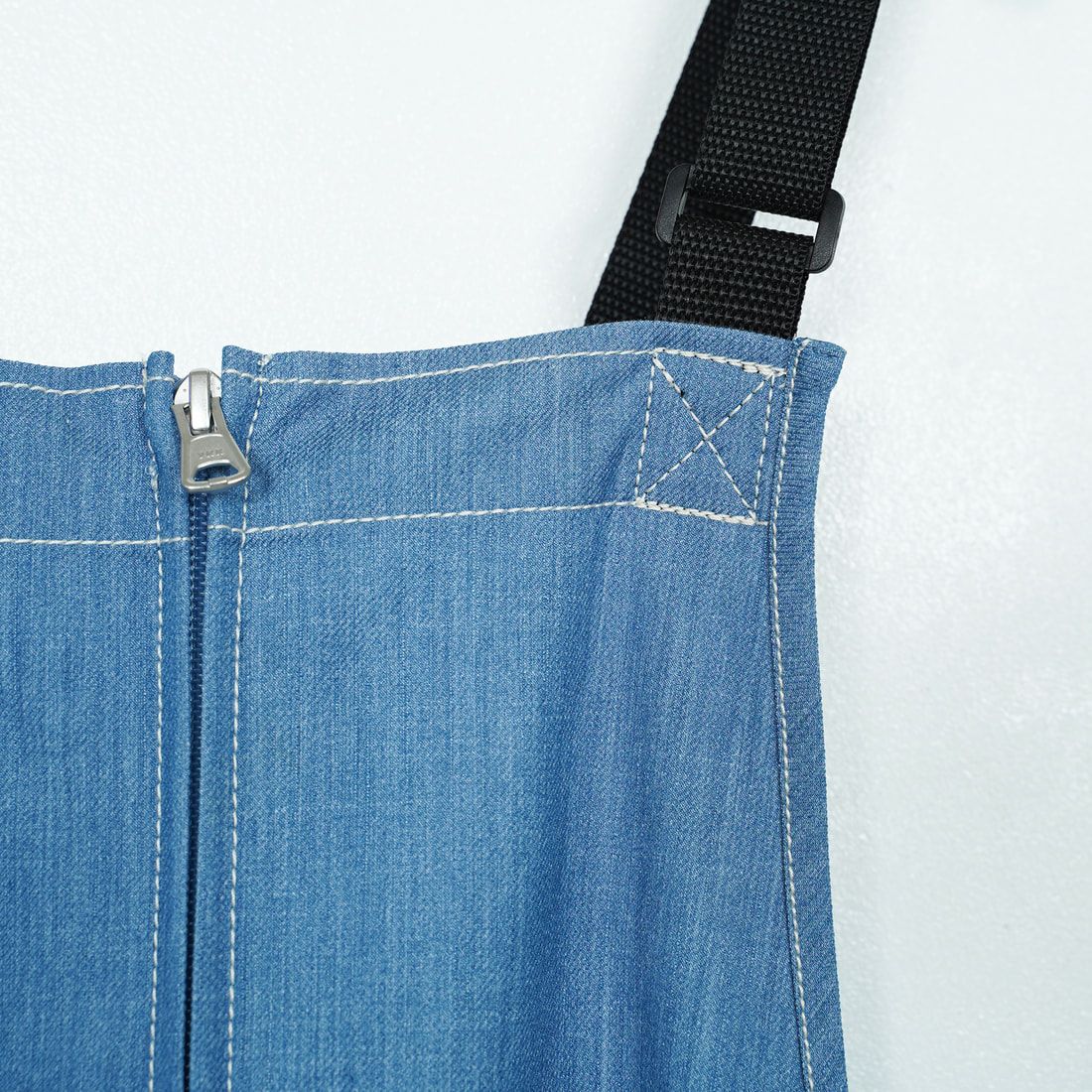 THOUSAND MILE [サウザンド マイル] フロントジップ サロペットワンピース [TM251TD00342] LT.BLUE