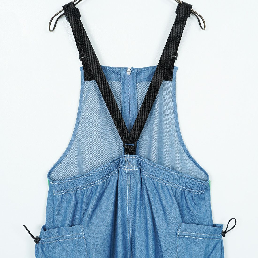 THOUSAND MILE [サウザンド マイル] フロントジップ サロペットワンピース [TM251TD00342] LT.BLUE