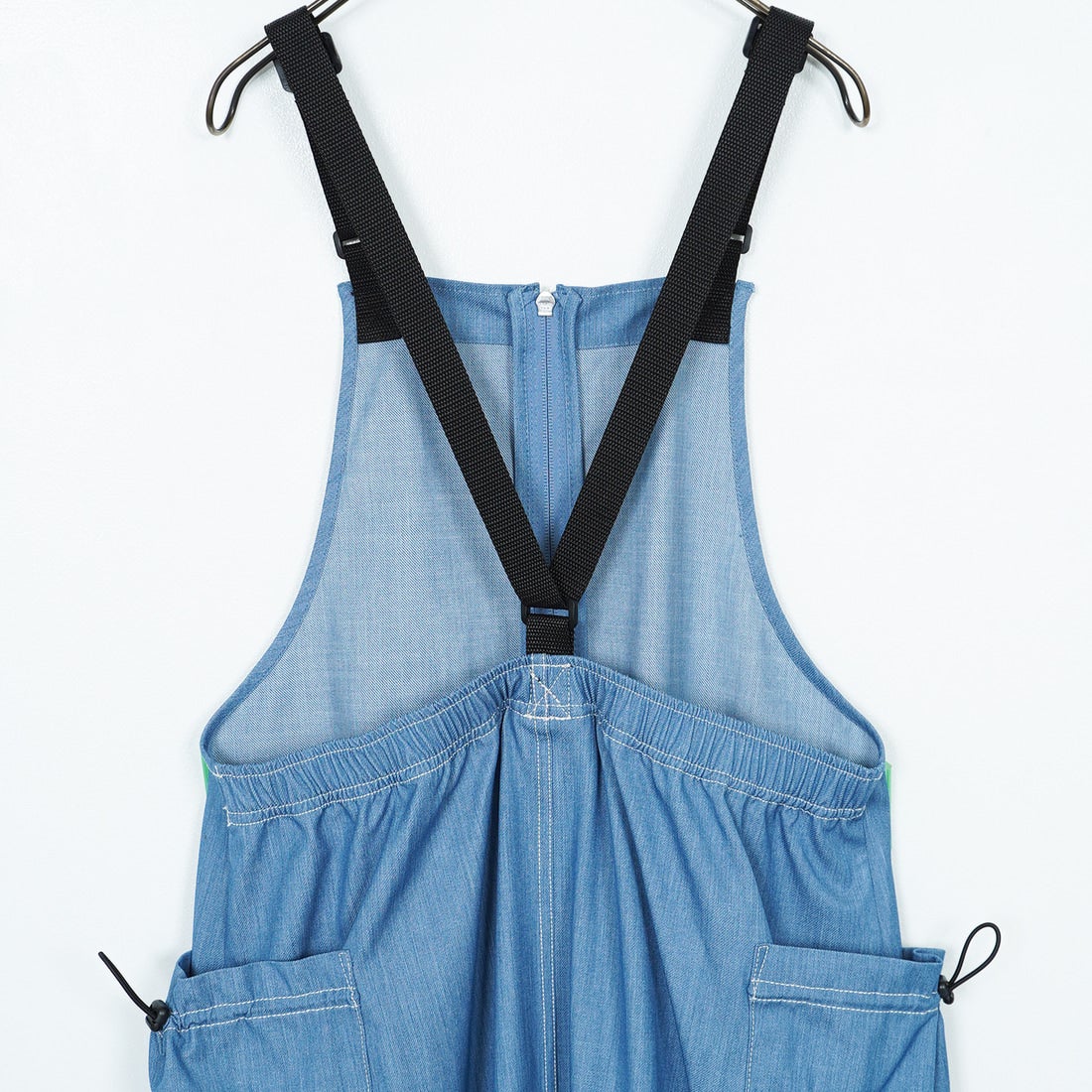 THOUSAND MILE [サウザンド マイル] フロントジップ サロペットワンピース [TM251TD00342] LT.BLUE