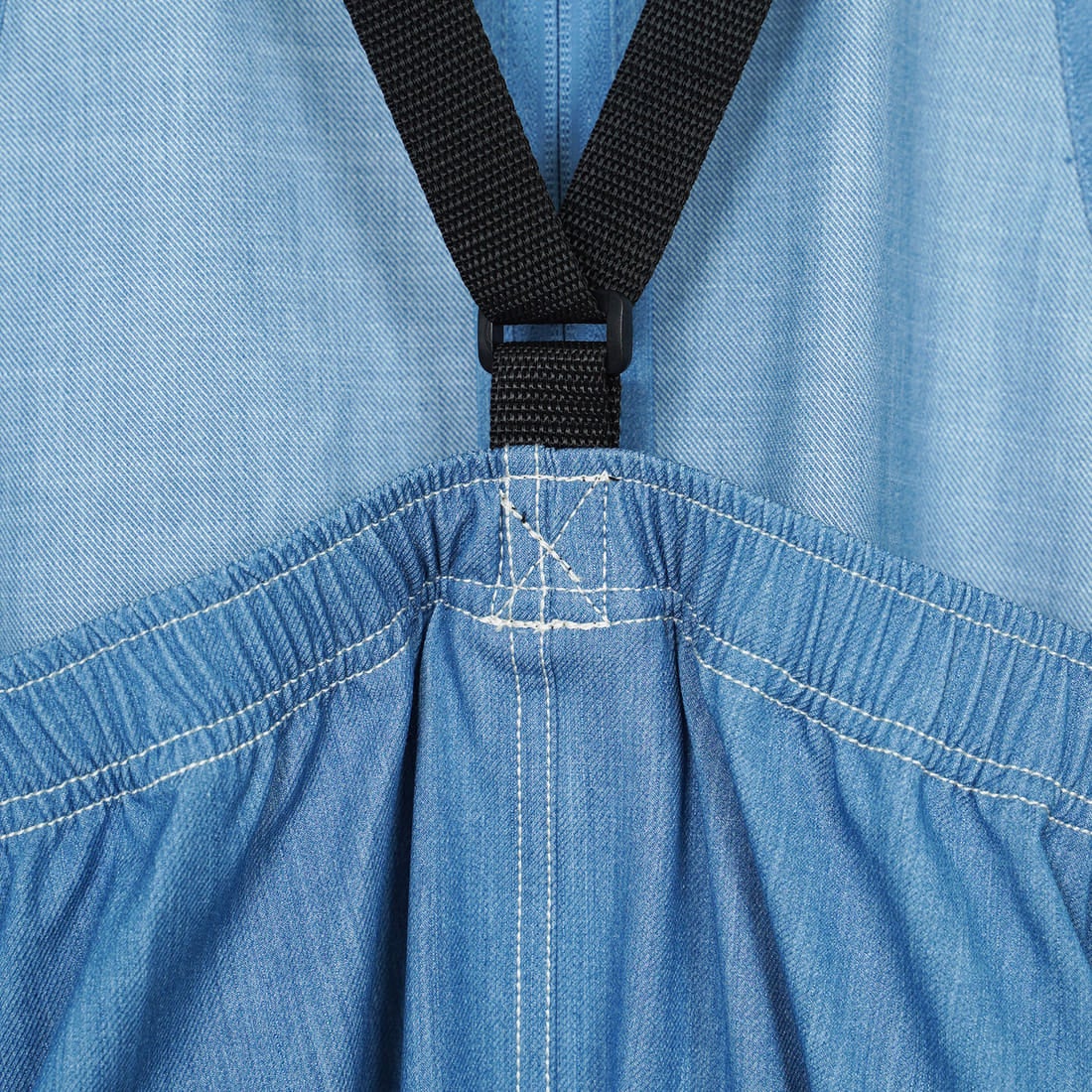 THOUSAND MILE [サウザンド マイル] フロントジップ サロペットワンピース [TM251TD00342] LT.BLUE