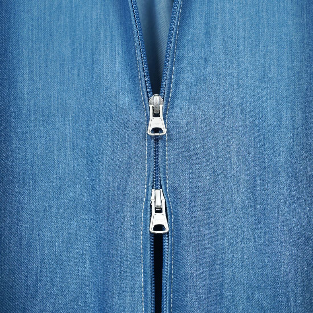 THOUSAND MILE [サウザンド マイル] フロントジップ サロペットワンピース [TM251TD00342] LT.BLUE