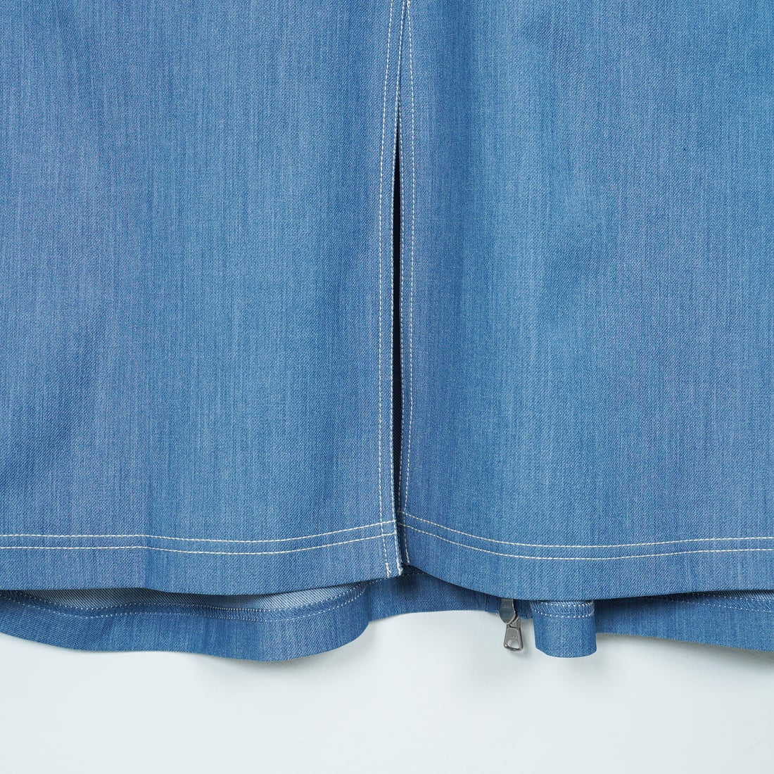 THOUSAND MILE [サウザンド マイル] フロントジップ サロペットワンピース [TM251TD00342] LT.BLUE