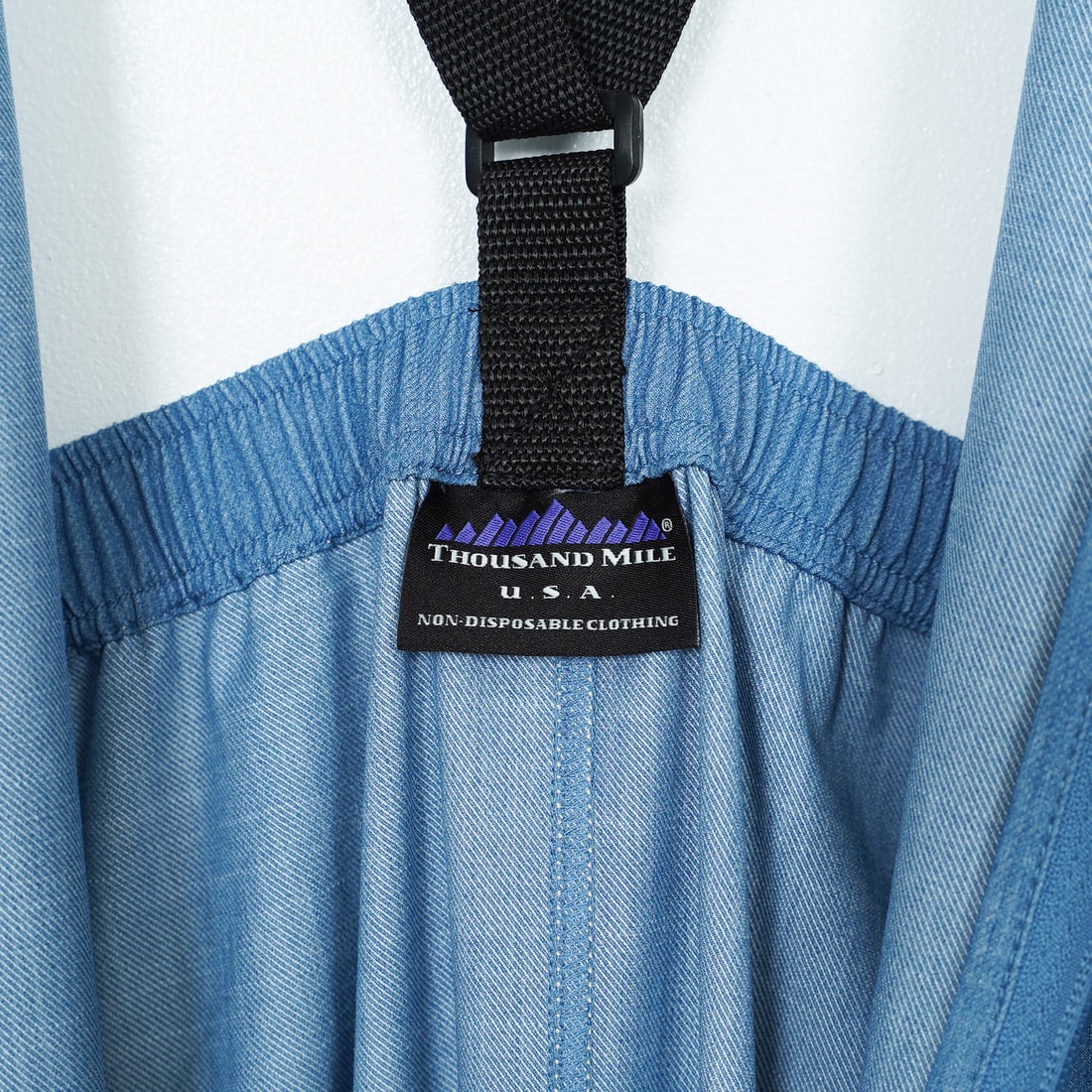 THOUSAND MILE [サウザンド マイル] フロントジップ サロペットワンピース [TM251TD00342] LT.BLUE