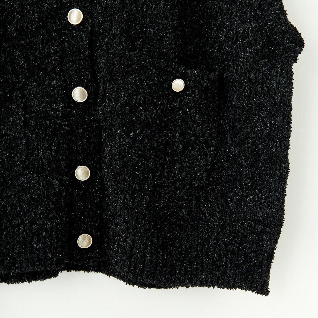 Jeans Factory Clothes [ジーンズファクトリークローズ] 7Gファンシーギマベスト [11254803] ﾌﾞﾗｯｸ