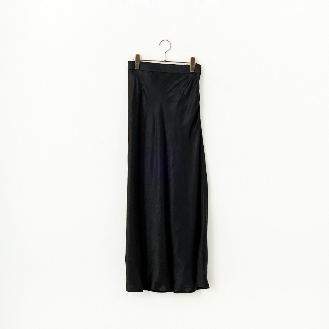 Jeans Factory Clothes [ジーンズファクトリークローズ] メロンヴィンテージサテンスカート [21254053] 004 ﾌﾞﾗｯｸ