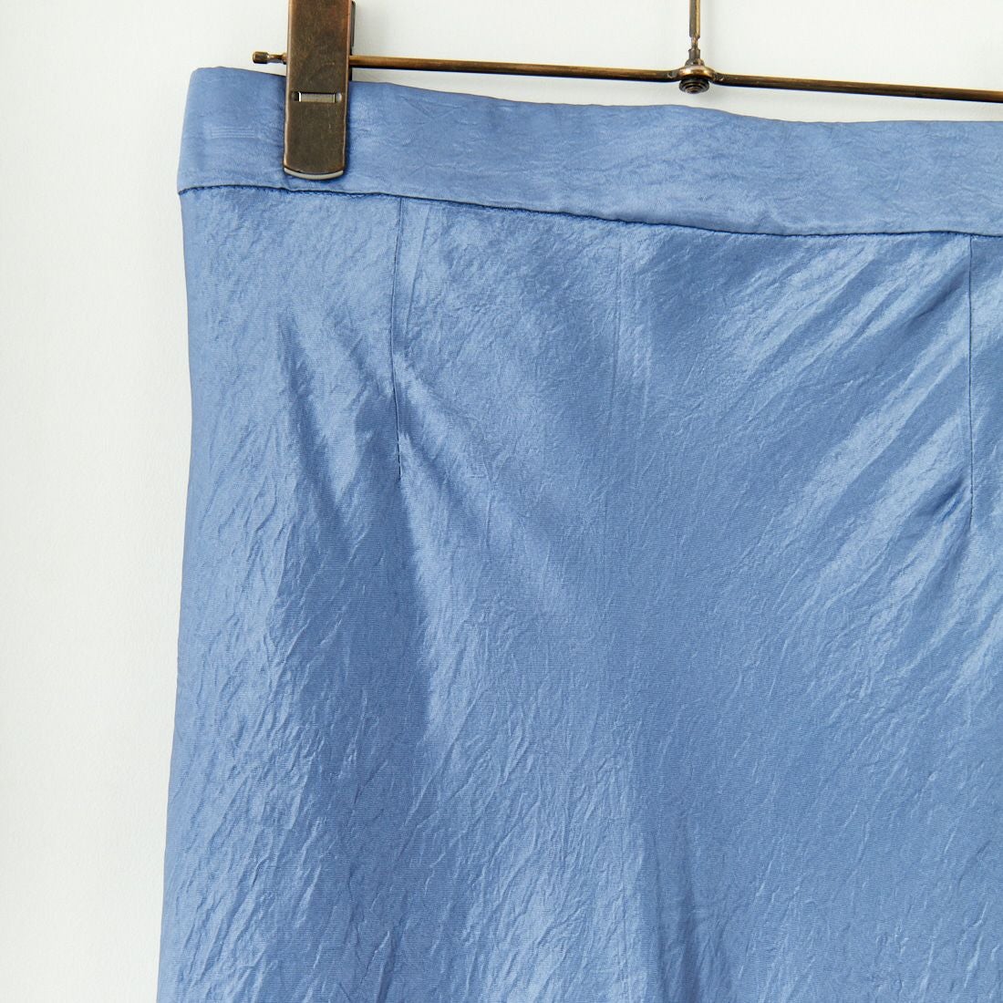 Jeans Factory Clothes [ジーンズファクトリークローズ] メロンヴィンテージサテンスカート [21254053] 070 ﾌﾞﾙｰ