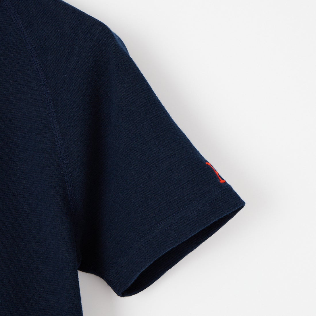 HOLLYWOOD RANCH MARKET [ハリウッドランチマーケット] ストレッチフライス ショートスリーブTシャツ [1004675] DARK NAVY