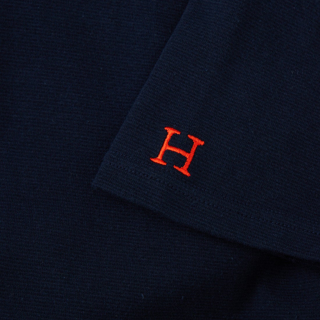 HOLLYWOOD RANCH MARKET [ハリウッドランチマーケット] ストレッチフライス ショートスリーブTシャツ [1004675] DARK NAVY