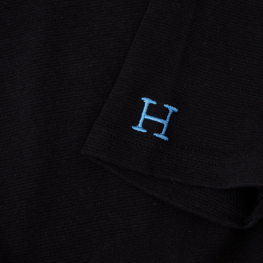 HOLLYWOOD RANCH MARKET [ハリウッドランチマーケット] ストレッチフライス ショートスリーブTシャツ [1004675] BLACK