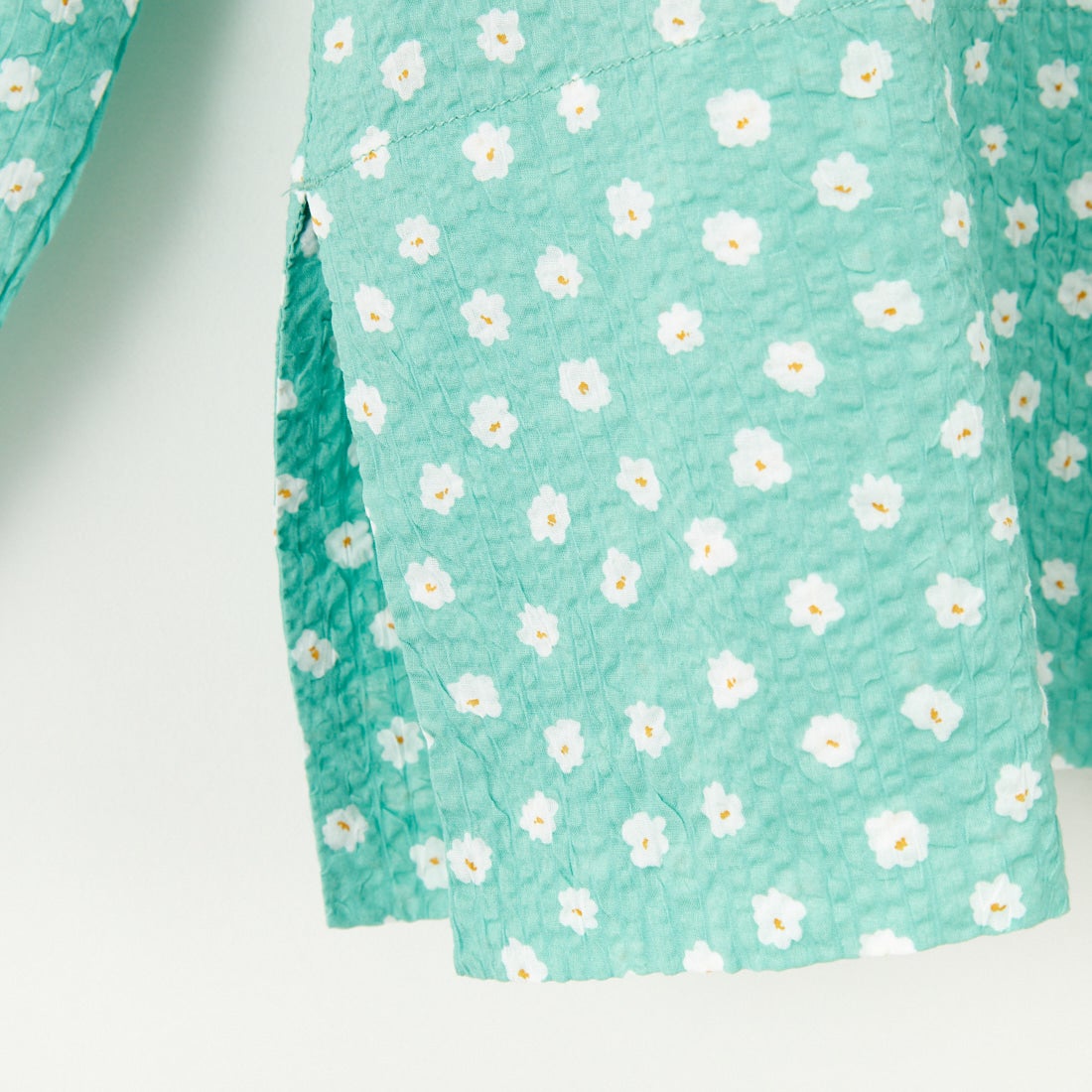 MEYAME [メヤメ] コットンプリントブラウス [MEY-2017] GREEN