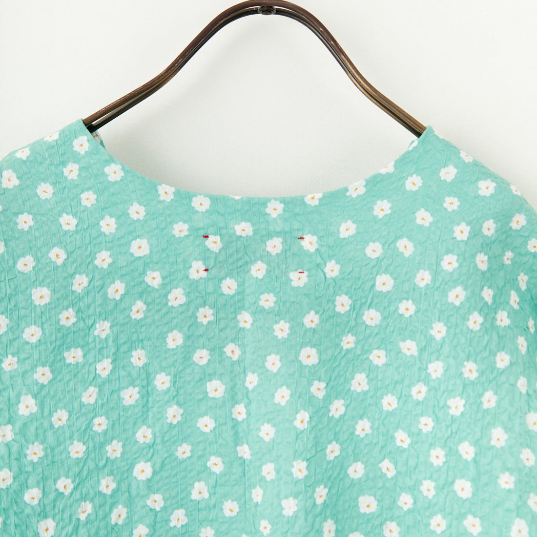 MEYAME [メヤメ] コットンプリントブラウス [MEY-2017] GREEN